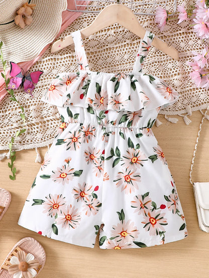 Daze Blooming Floral Romper | Girls Rompers - i-diya