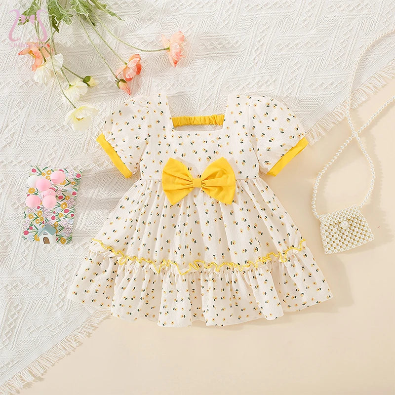 Flowering Quince Summer Dress | Baby Girl Summer Dresses - i-diya