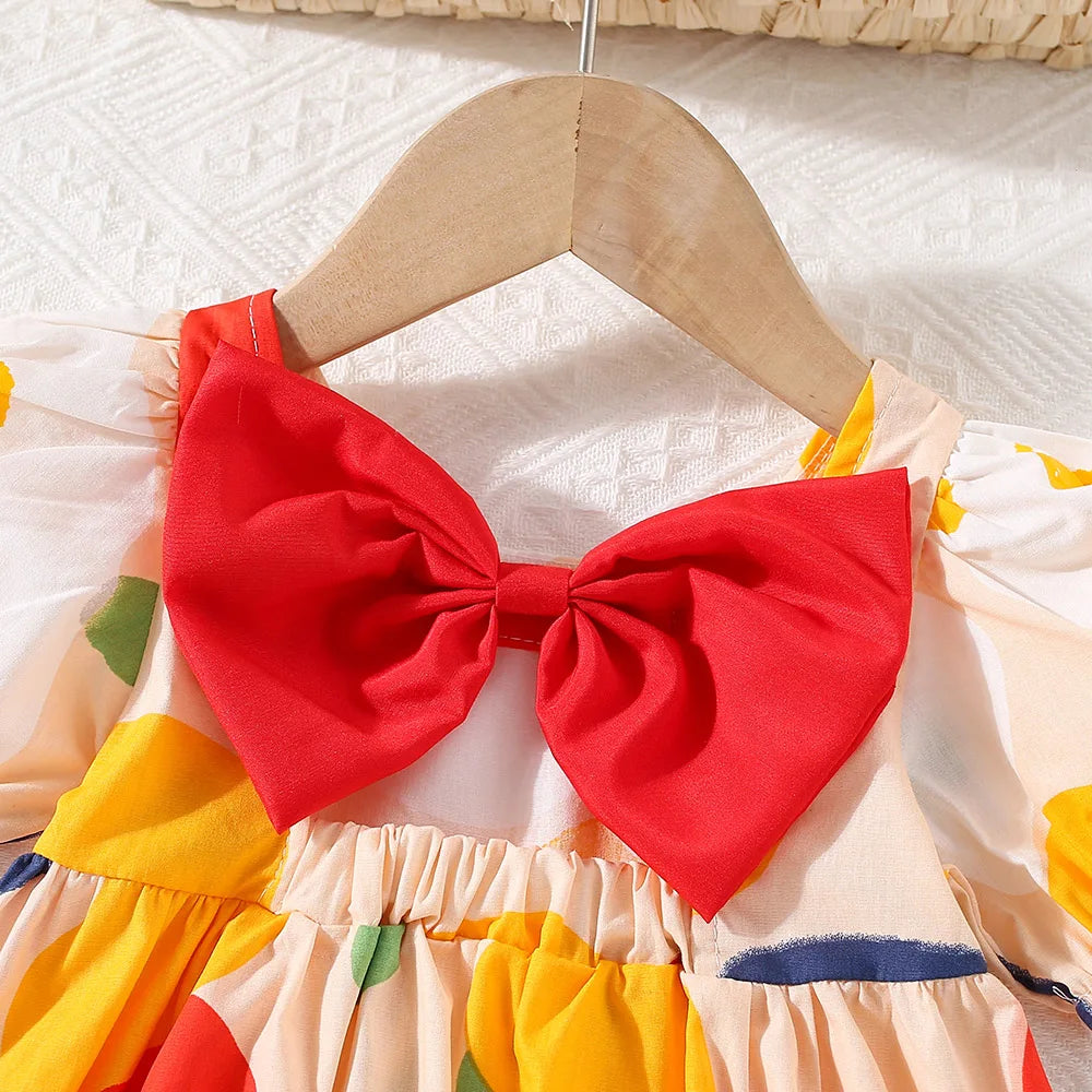 Portray Bow Holiday Dress | Baby Girl Summer Dresses - i-diya