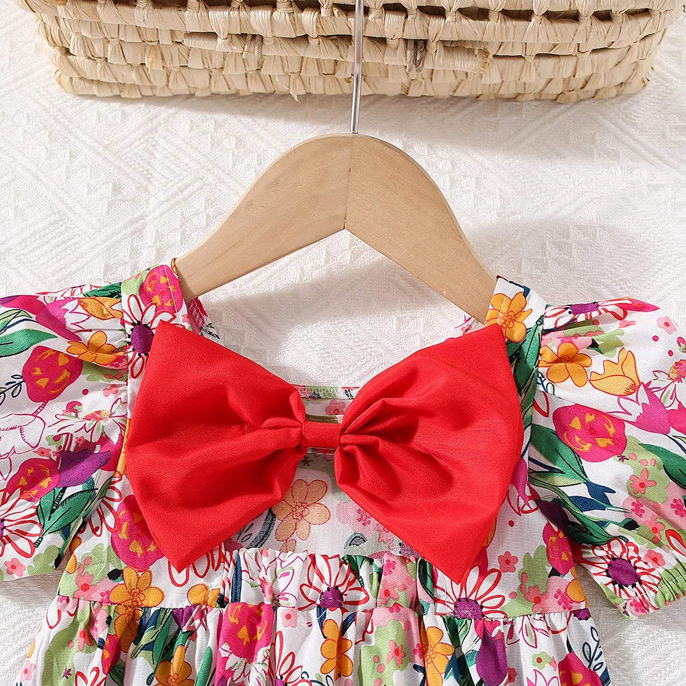 Portray Bow Holiday Dress | Baby Girl Summer Dresses - i-diya