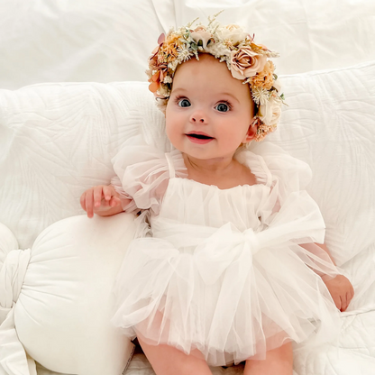 Goddess Puff Sleeve Baby Dress