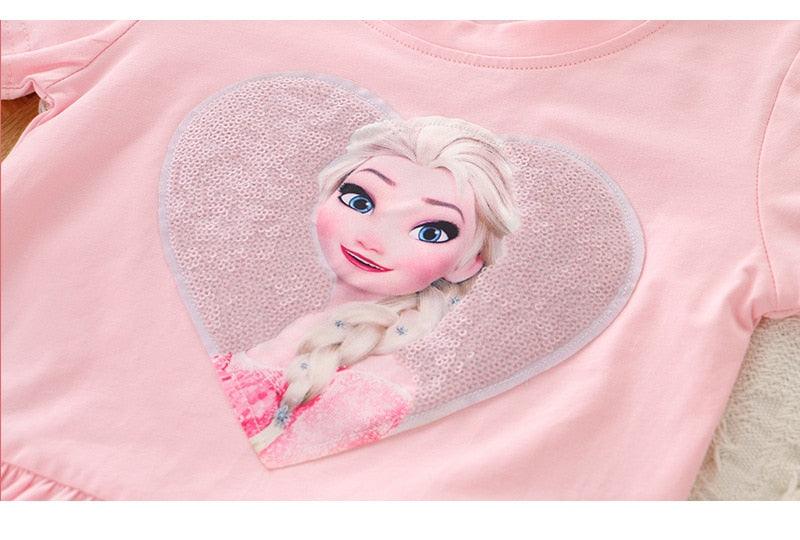 Elsa Play Dress Kids Casual Holiday Outfit | Toddler Girl Frozen Elsa Dresses - i-diya